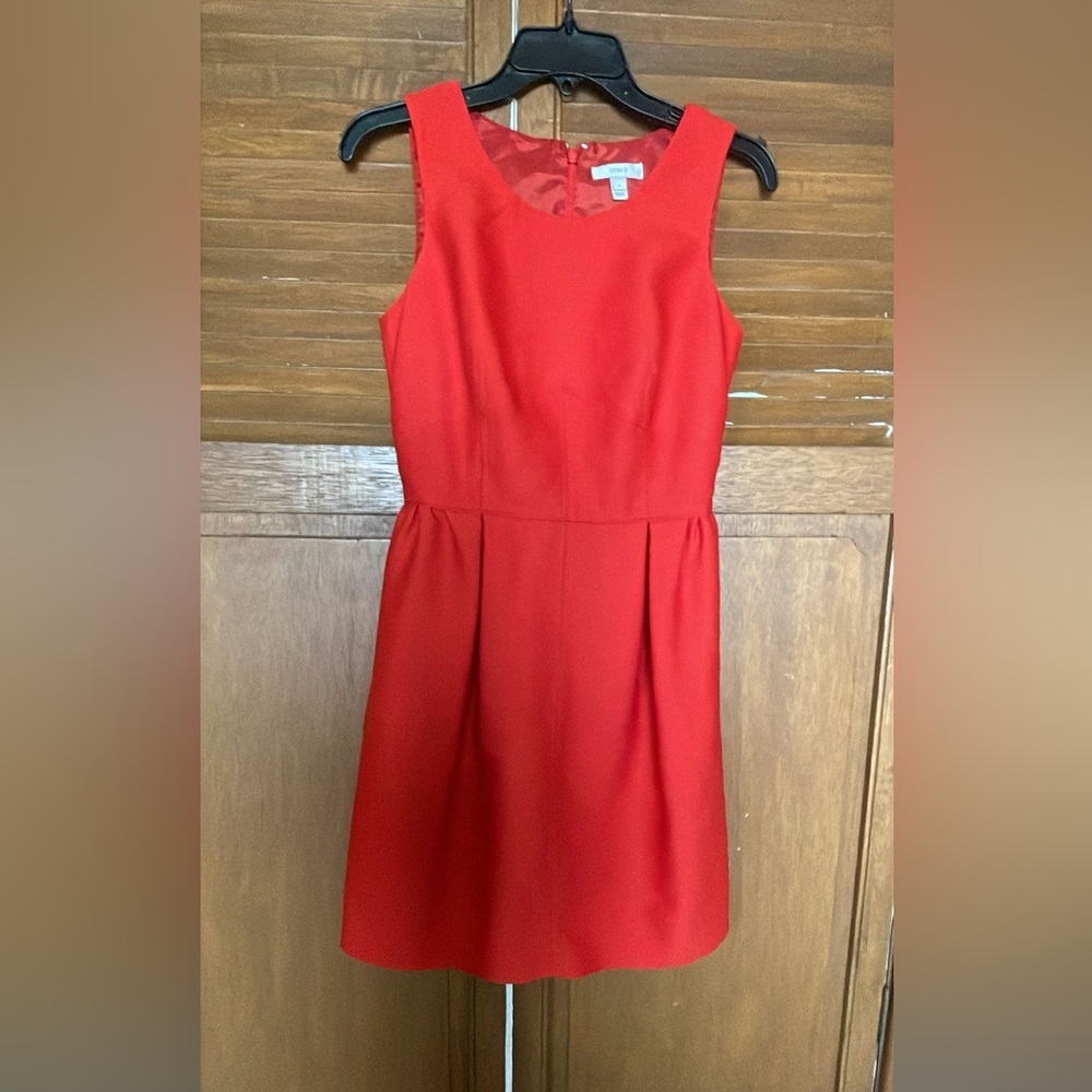 J. Crew Vibrant Red Mini Dress